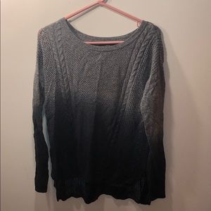 Grey and Black Fade Sweater